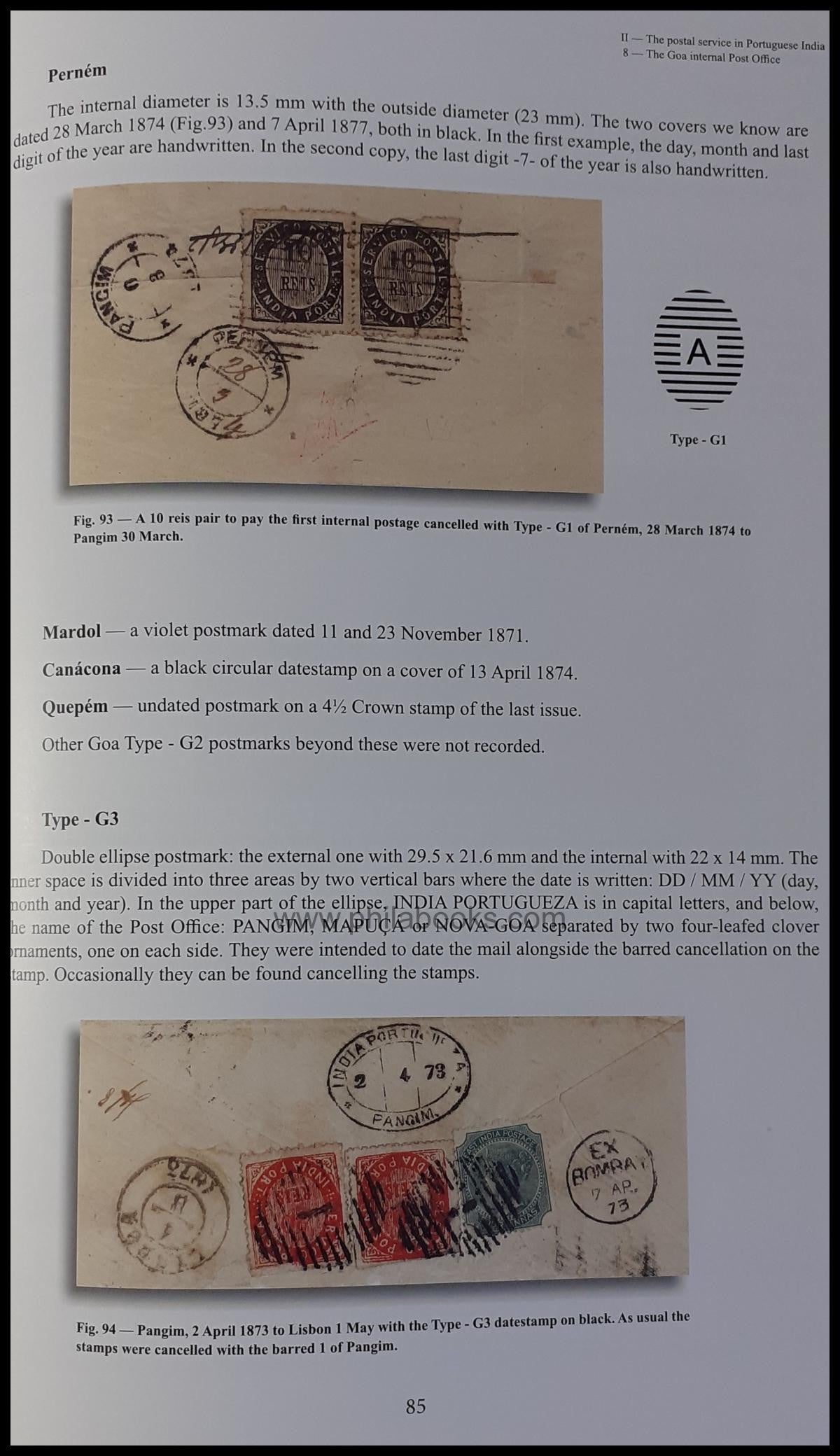 Barreiros, Luis & Eduardo: Portuguese India, Postal History and th ...
