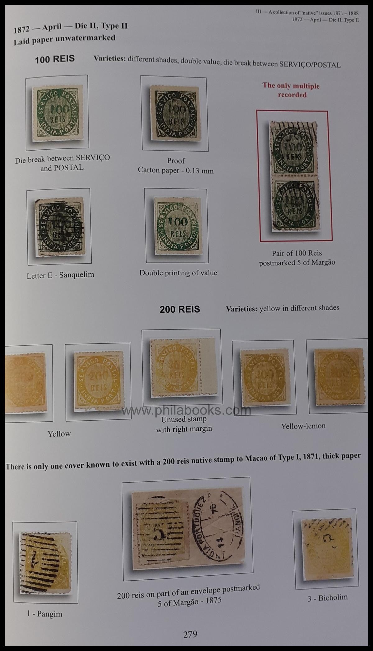 Barreiros, Luis & Eduardo: Portuguese India, Postal History and th ...