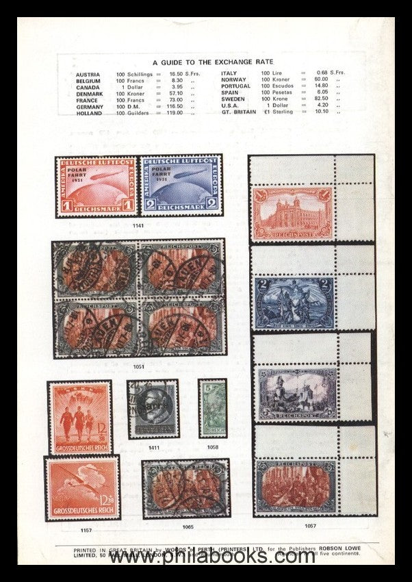 RobsonLowe-Basel, Auktion, 1970-10 'Pax Germania'