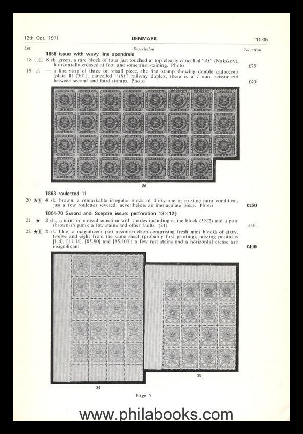RobsonLowe, auction, 1971-10 'King-Farlow'