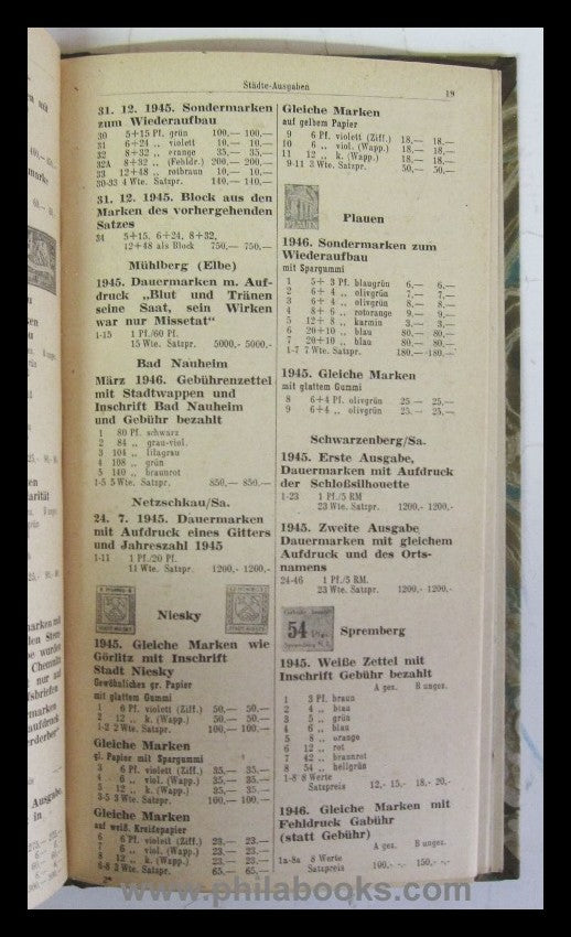 Wrona-Goecks, Deutschland-Katalog 1947, 64 S., hier sein sehr gute ...