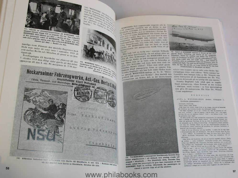 Lüning, Ö., Luftpostens historia i Norden, The History of Airmail  ...