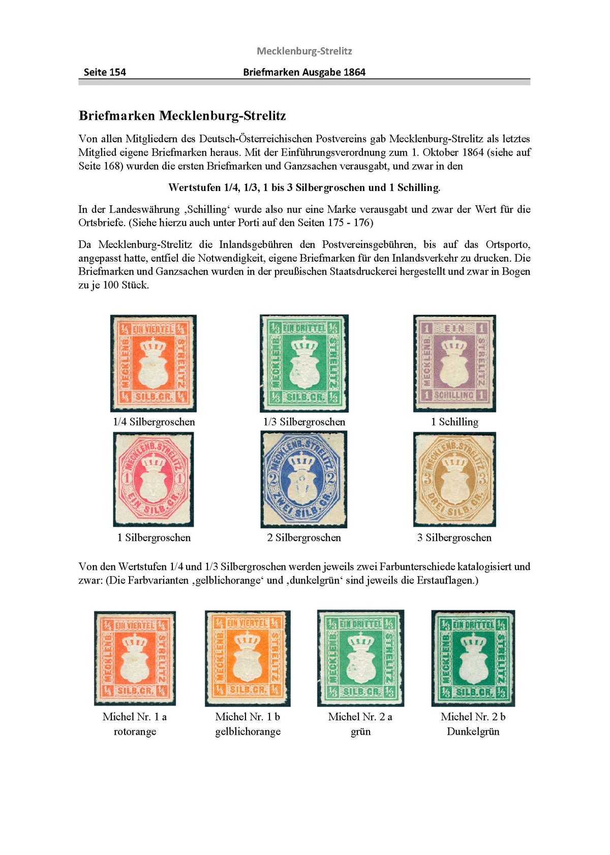 Berger, Florian: "Mecklenburg-Philatelie 1856 - 1867"