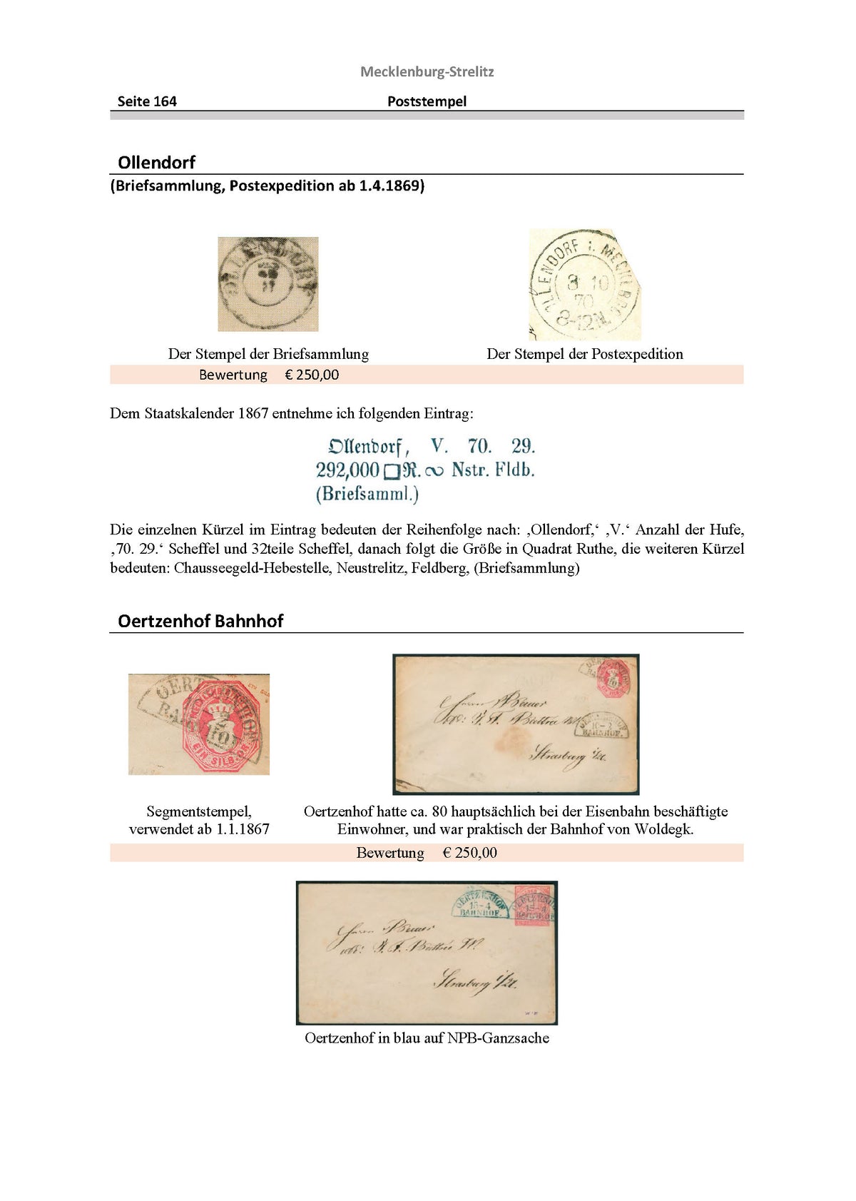 Berger, Florian: "Mecklenburg-Philatelie 1856 - 1867"